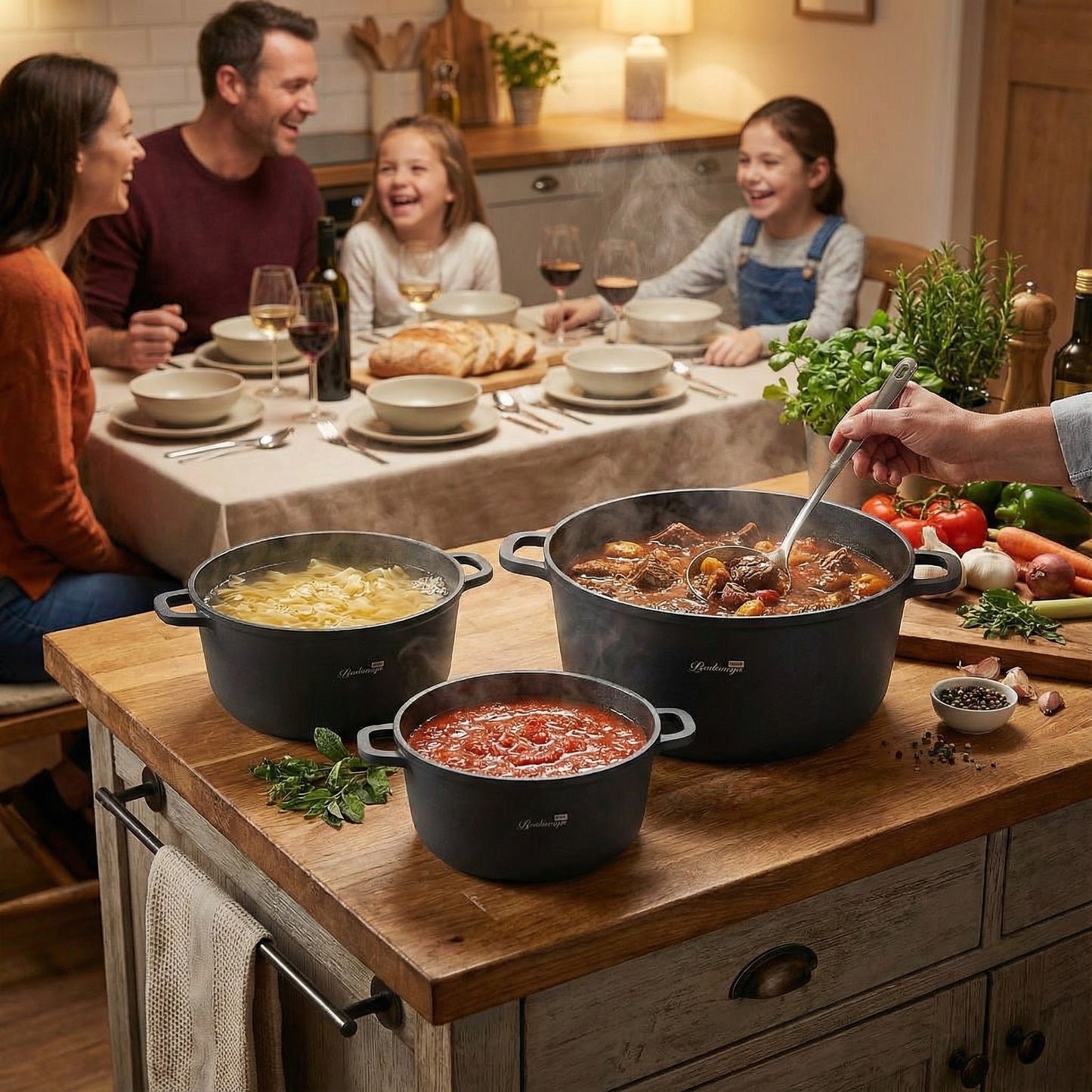 Bachmayer gránit edénykészlet