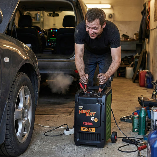 PROCRAFT Akkumulátortöltő és Indító