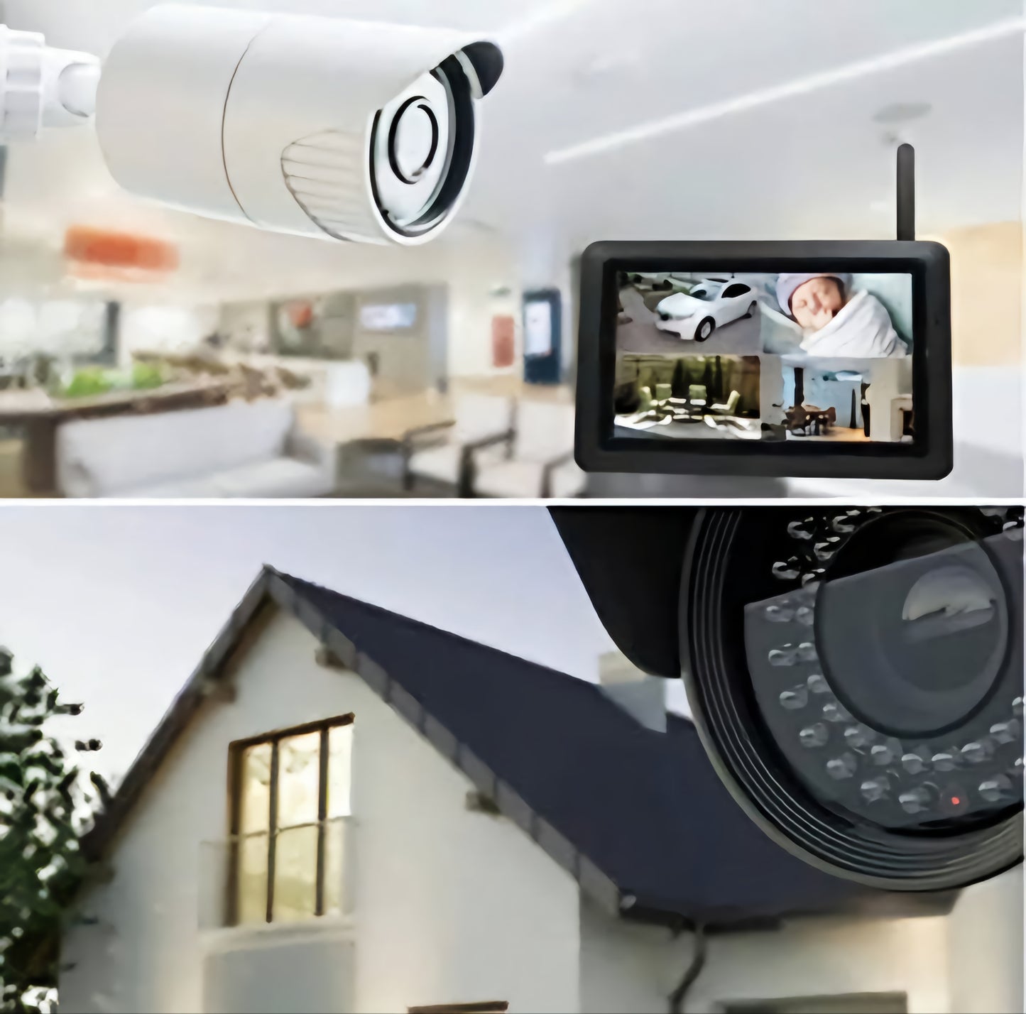8 csatornás vezeték nélküli CCTV kamera rendszer
