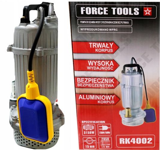 Force Tools szennyvíz szivattyút