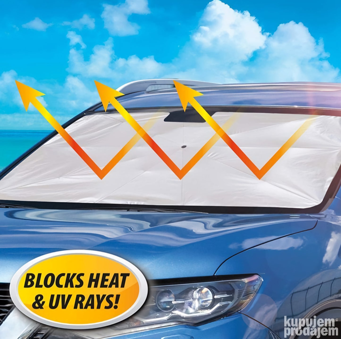 Szélvédő Napernyő