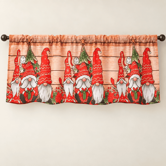 A2615 karácsonyi vitrázsfüggöny – manómintás, 150 × 45 cm - Vitrázsfüggöny | Cyber Bazaar