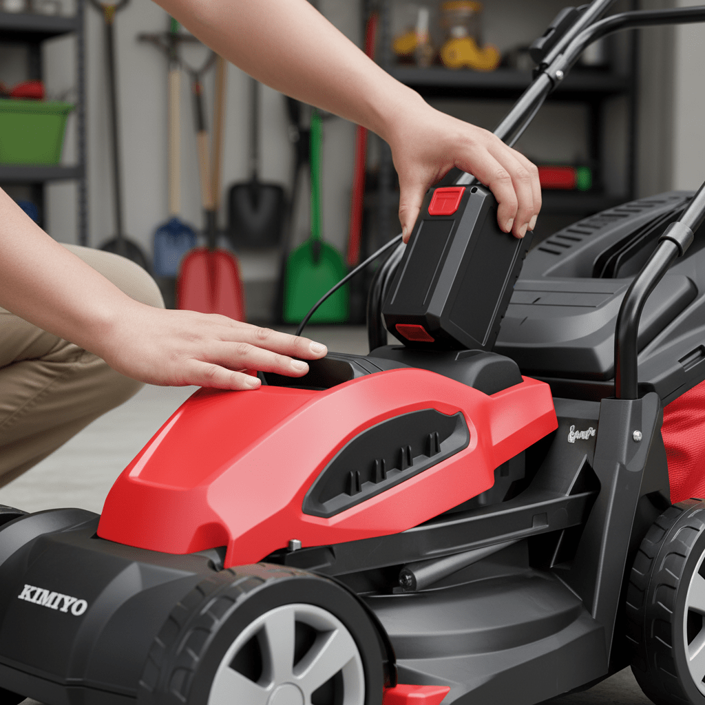 Akkumulátoros Fűnyíró 36cm Vágási Szélesség - | Cyber Bazaar