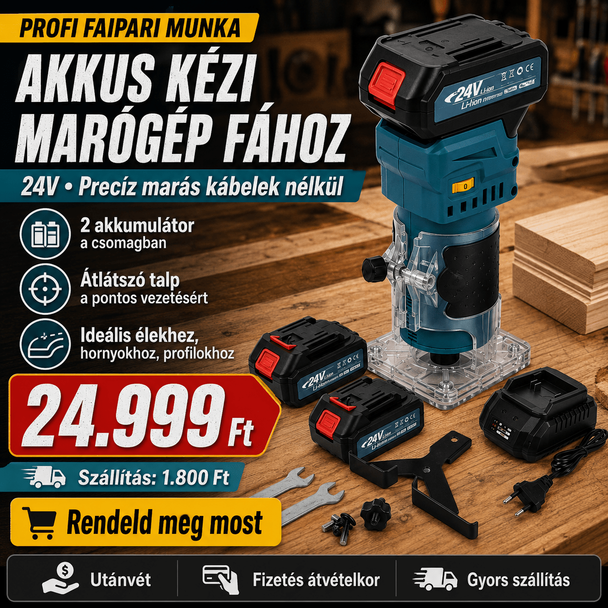 Akkus Kézi Marógép Fához - | Cyber Bazaar
