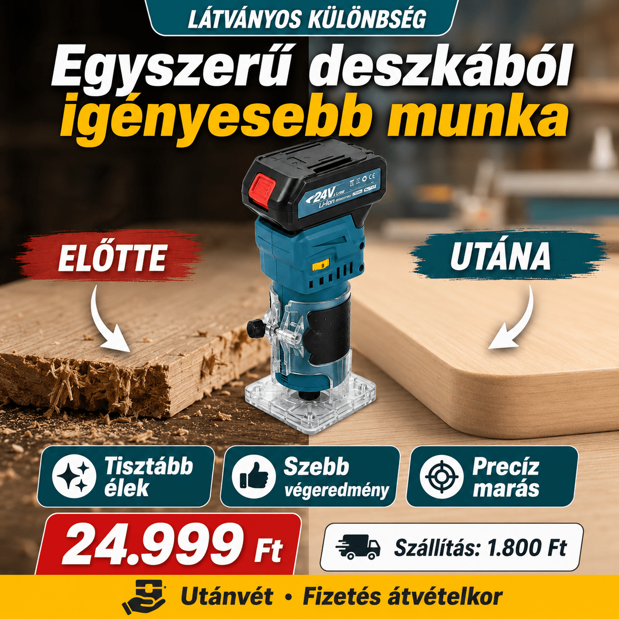 Akkus Kézi Marógép Fához - | Cyber Bazaar