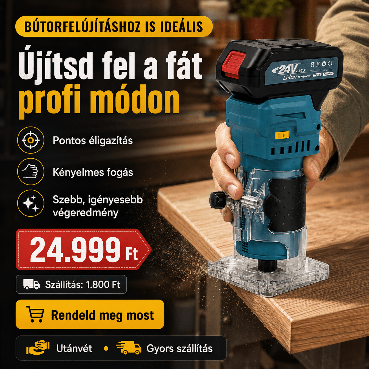 Akkus Kézi Marógép Fához - | Cyber Bazaar