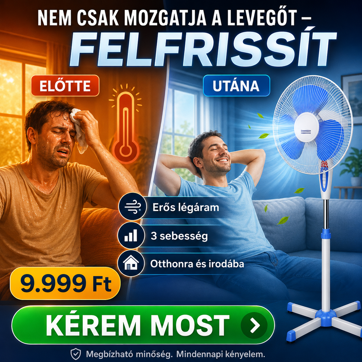 Álló Ventilátor 40W - | Cyber Bazaar