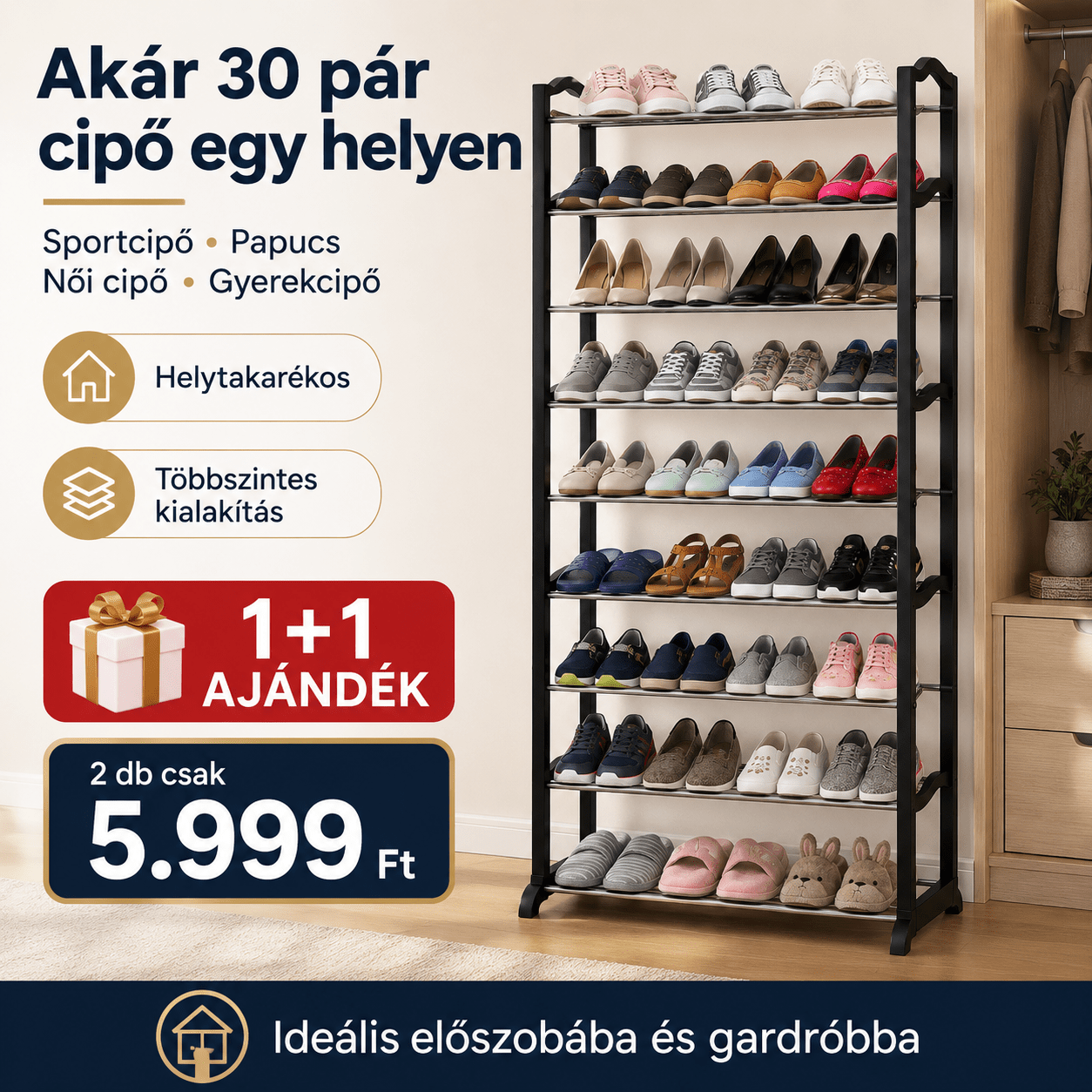 Amazing Shoe Rack Cipőtartó - | Cyber Bazaar