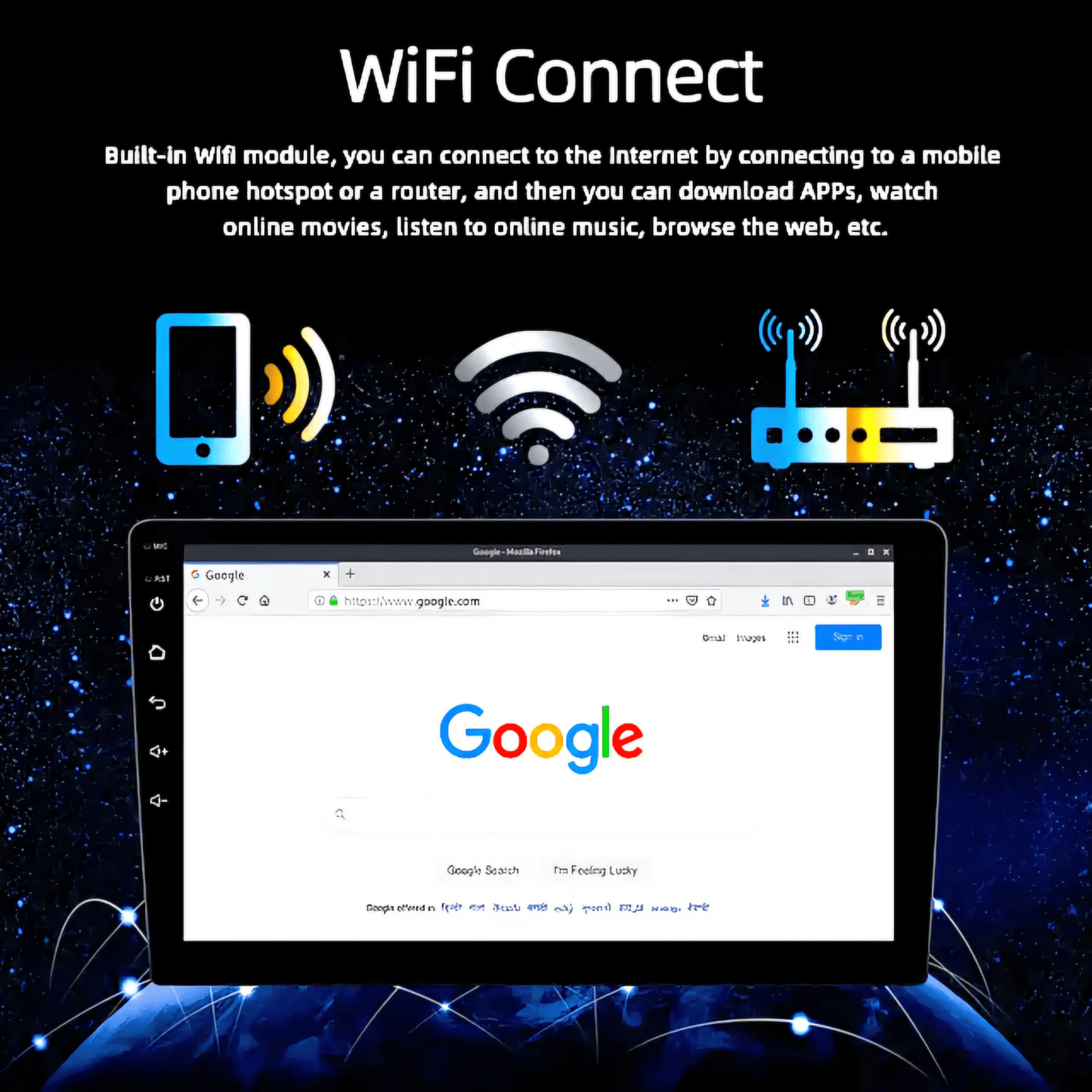 Android Multimédiás Autós Fejegység - | Cyber Bazaar