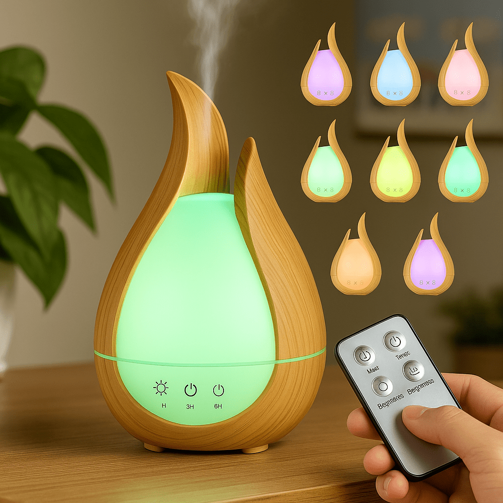 Aroma Diffúzor Távirányítóval - | Cyber Bazaar