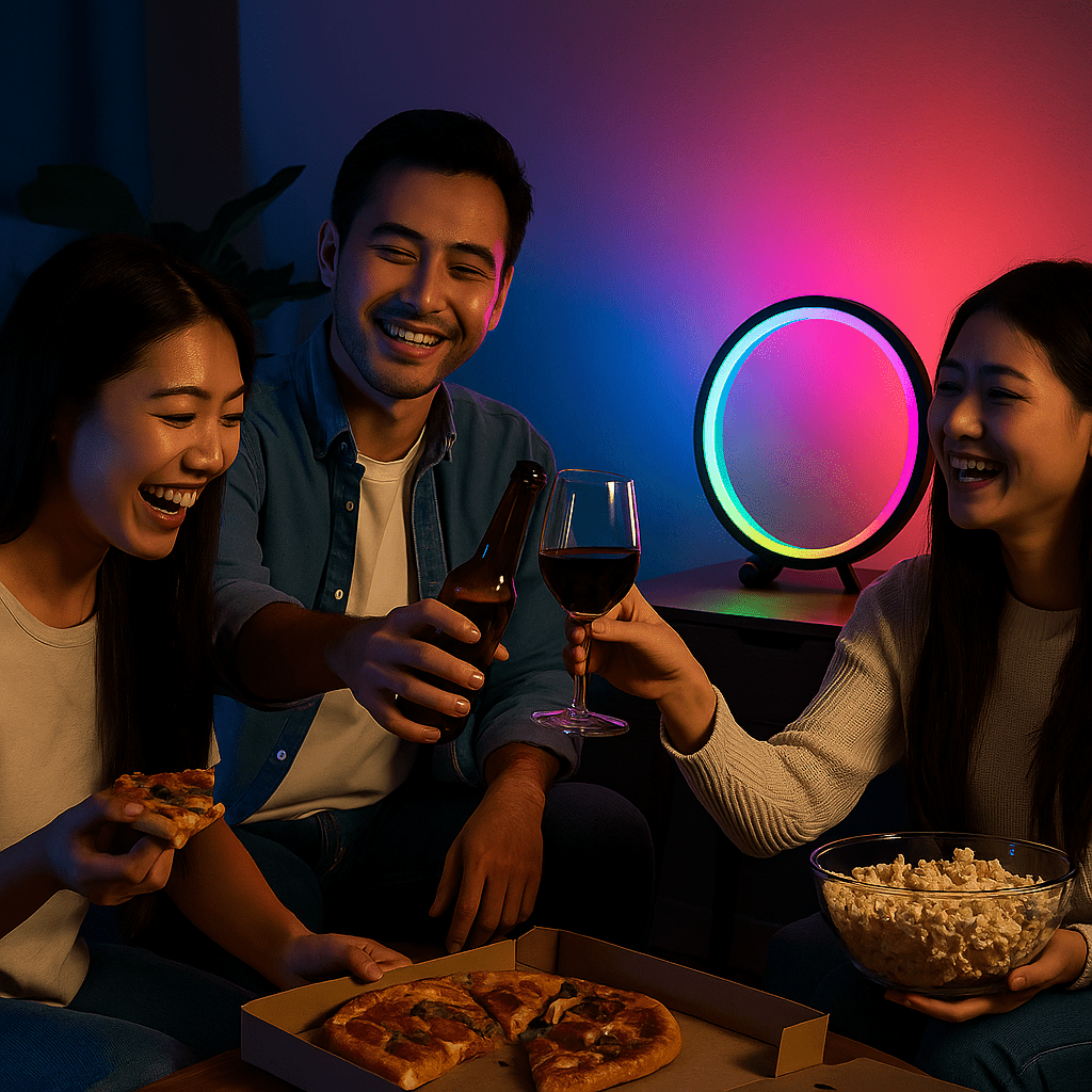 Asztali Okos RGB Gyűrűlámpa - | Cyber Bazaar