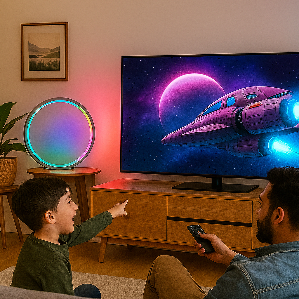 Asztali Okos RGB Gyűrűlámpa - | Cyber Bazaar