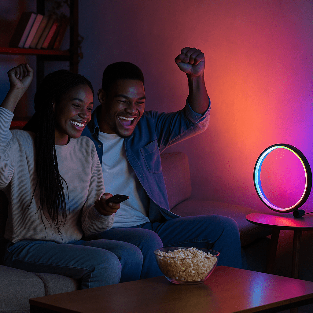 Asztali Okos RGB Gyűrűlámpa - | Cyber Bazaar