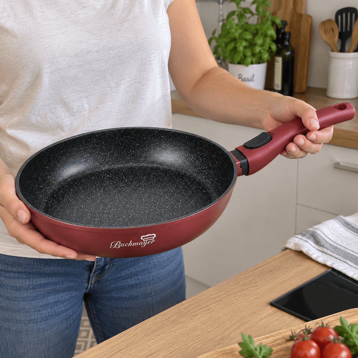Bachmayer 30 cm indukciós serpenyő fedő nélkül - Serpenyő | Cyber Bazaar
