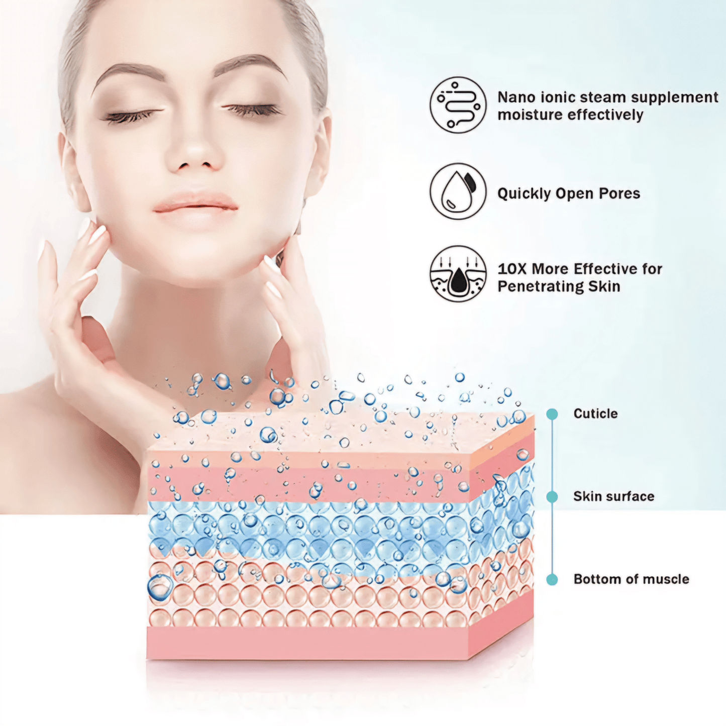 Beauty Facial Spa Steamer 1+1 ingyen - | Cyber Bazaar