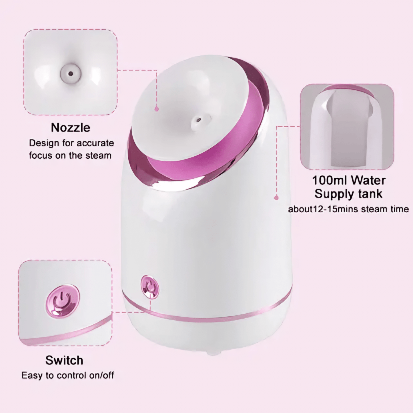 Beauty Facial Spa Steamer 1+1 ingyen - | Cyber Bazaar
