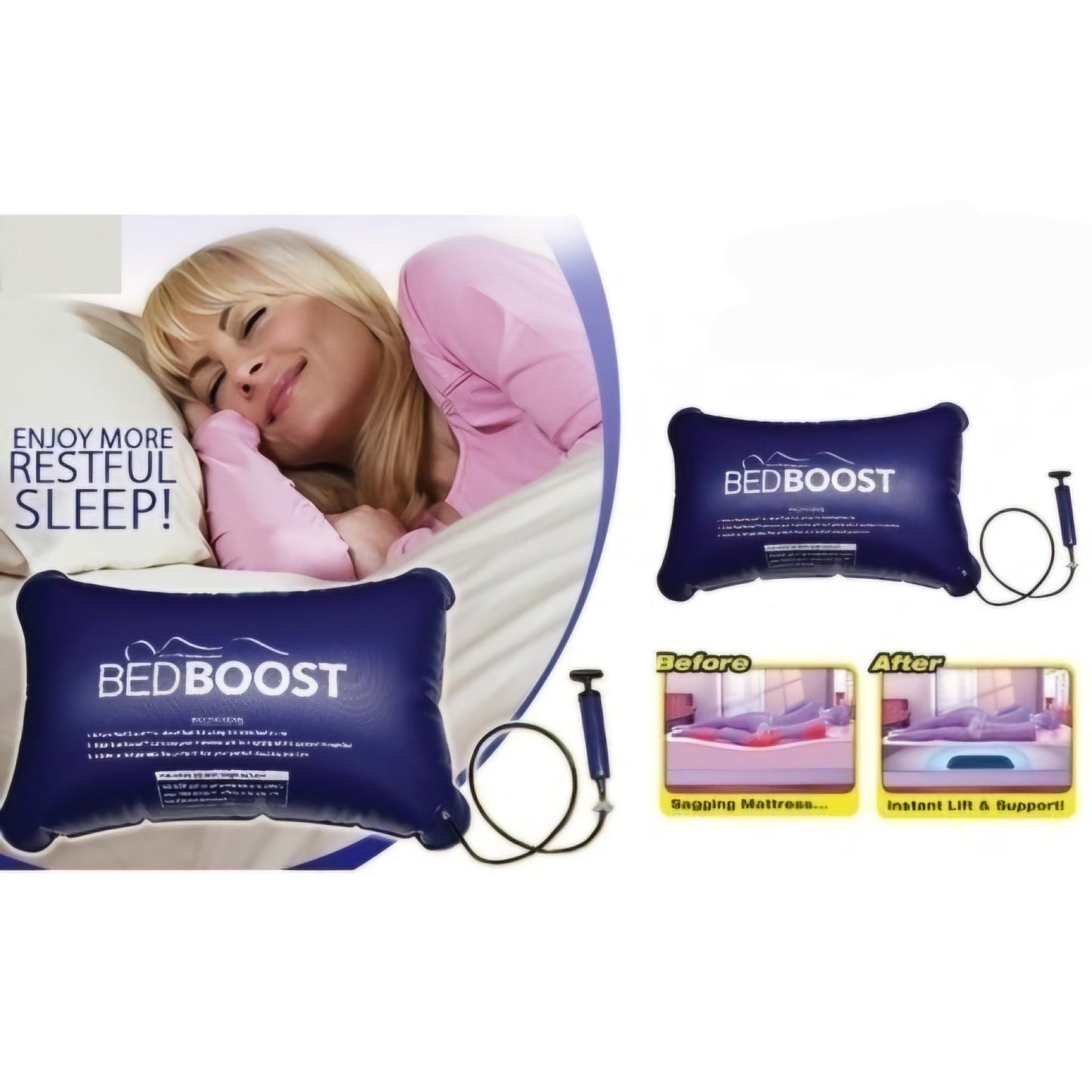 Bed Boost az univerzális, felfújható matracbetét - | Cyber Bazaar