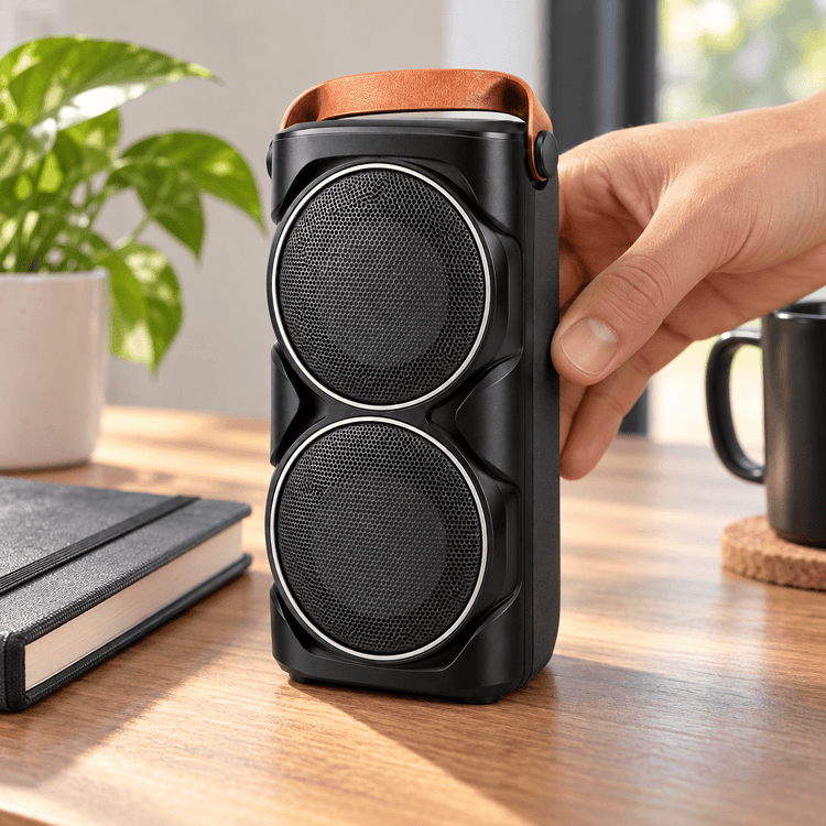 Bluetooth hangszóró dupla hangszórós kialakítással - Hangszórók és rádiók | Cyber Bazaar