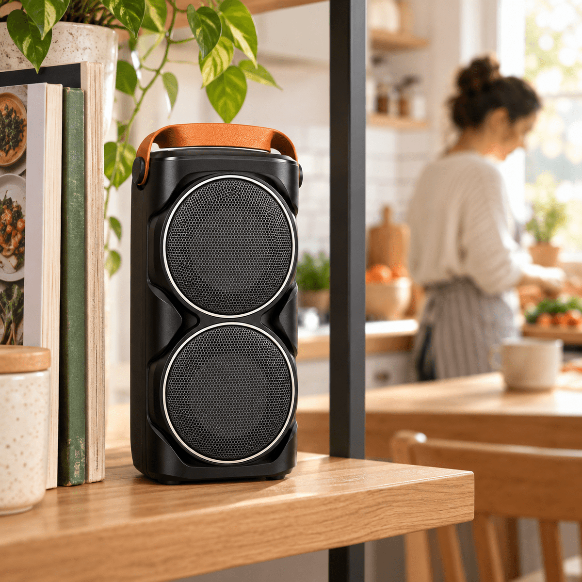 Bluetooth hangszóró dupla hangszórós kialakítással - Hangszórók és rádiók | Cyber Bazaar