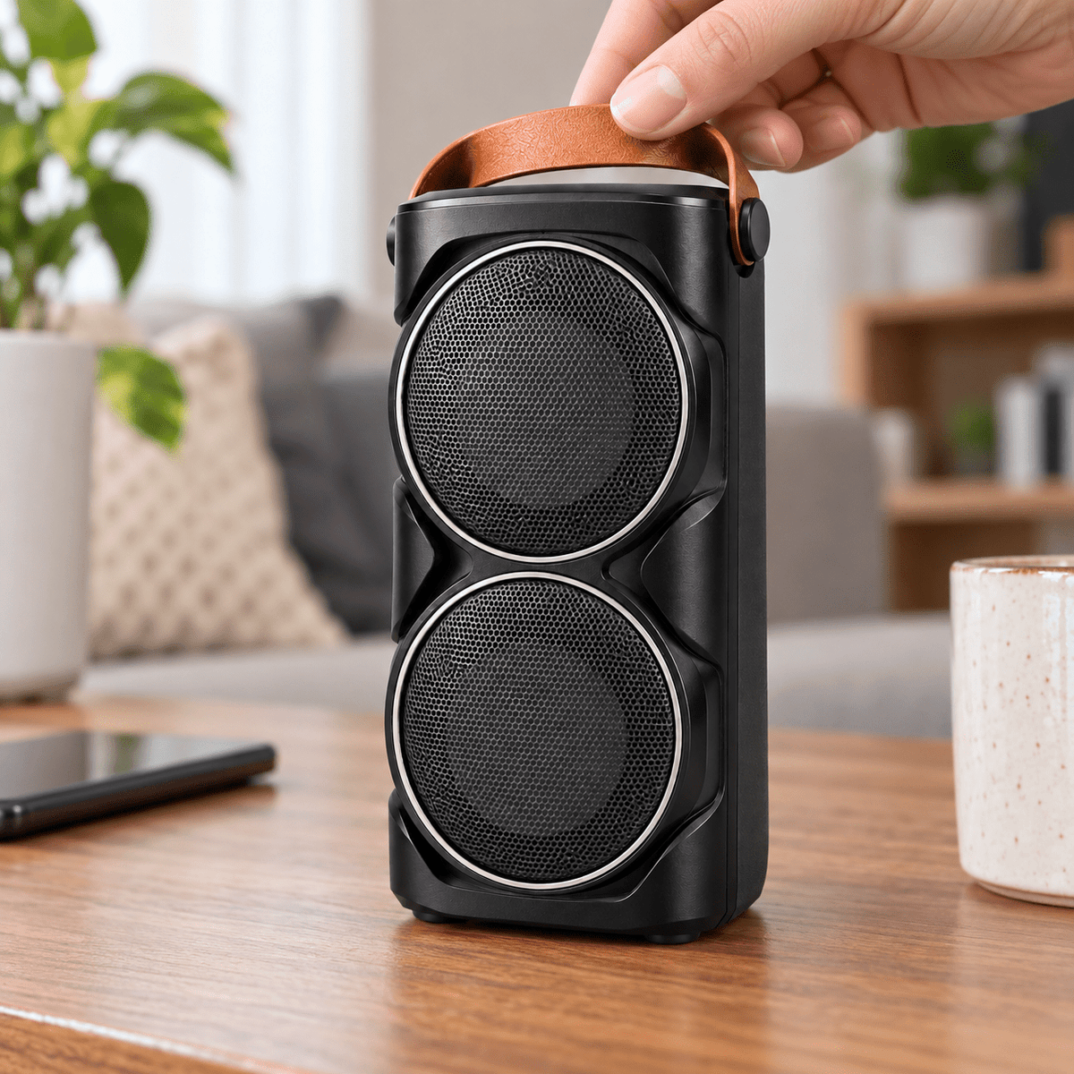 Bluetooth hangszóró dupla hangszórós kialakítással - Hangszórók és rádiók | Cyber Bazaar