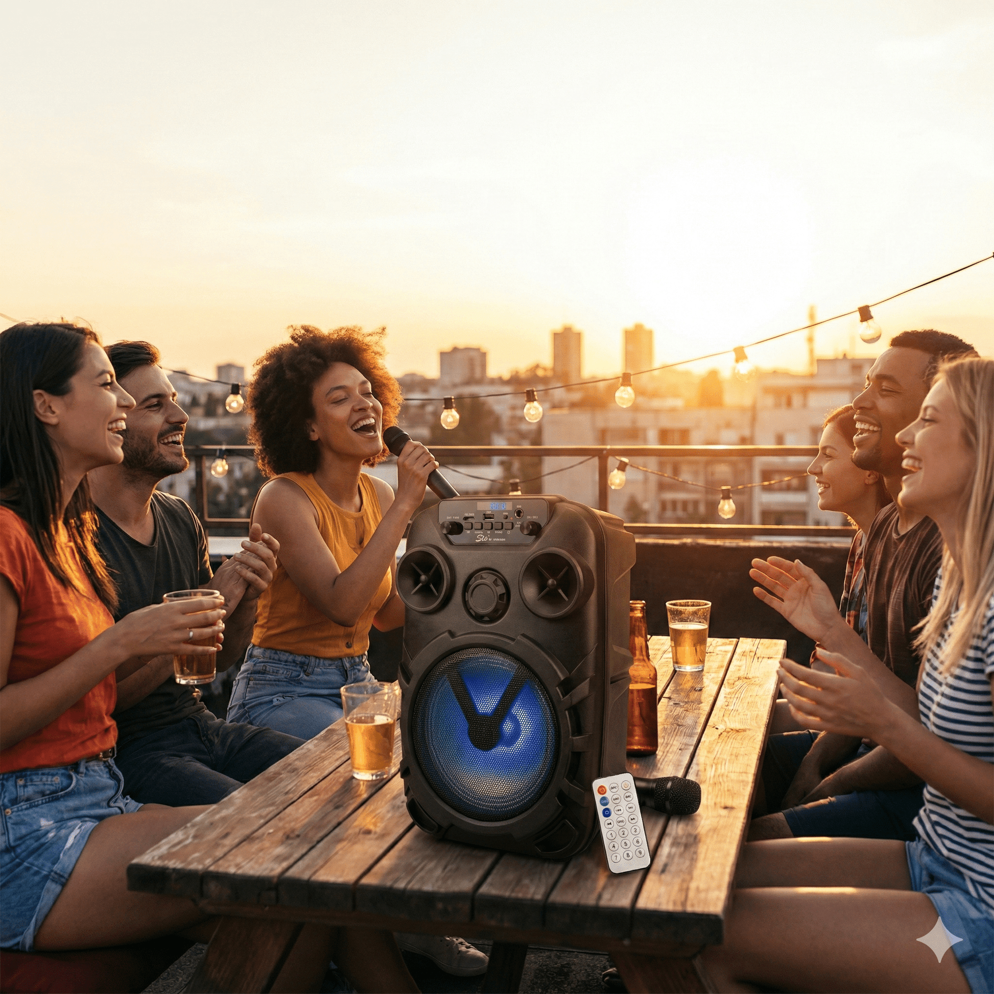 Bluetooth Karaoke Hangszóró - | Cyber Bazaar