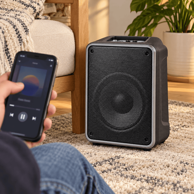 Bluetooth party hangszóró – 8″ - Hangszórók és rádiók | Cyber Bazaar