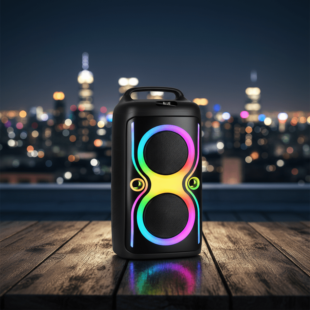 Bluetooth Party Hangszóró Mikrofonnal - | Cyber Bazaar