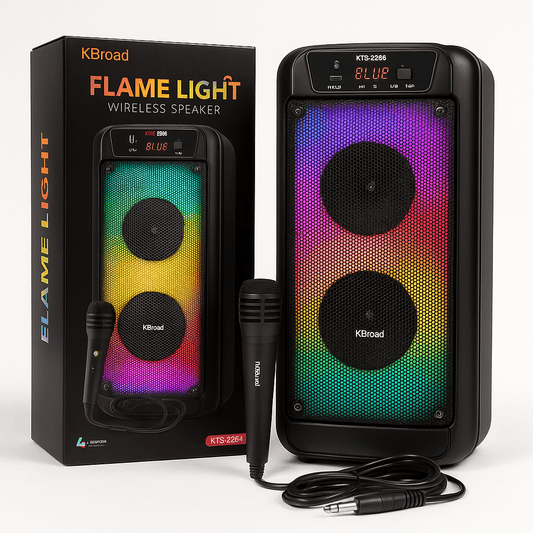 Bluetooth Party Hangszóró Mikrofonnal - | Cyber Bazaar
