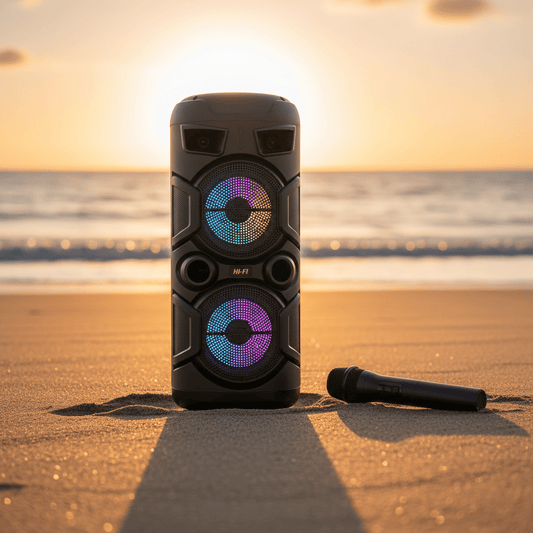 Bluetooth Party Hangszóró Mikrofonnal - | Cyber Bazaar