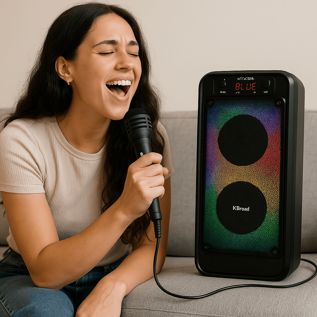 Bluetooth Party Hangszóró Mikrofonnal - | Cyber Bazaar