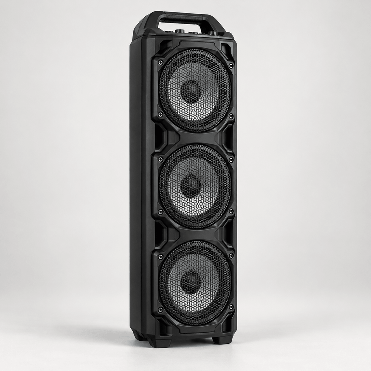 Bluetooth toronyhangszóró – 3 × 8″ - Hangszórók és rádiók | Cyber Bazaar