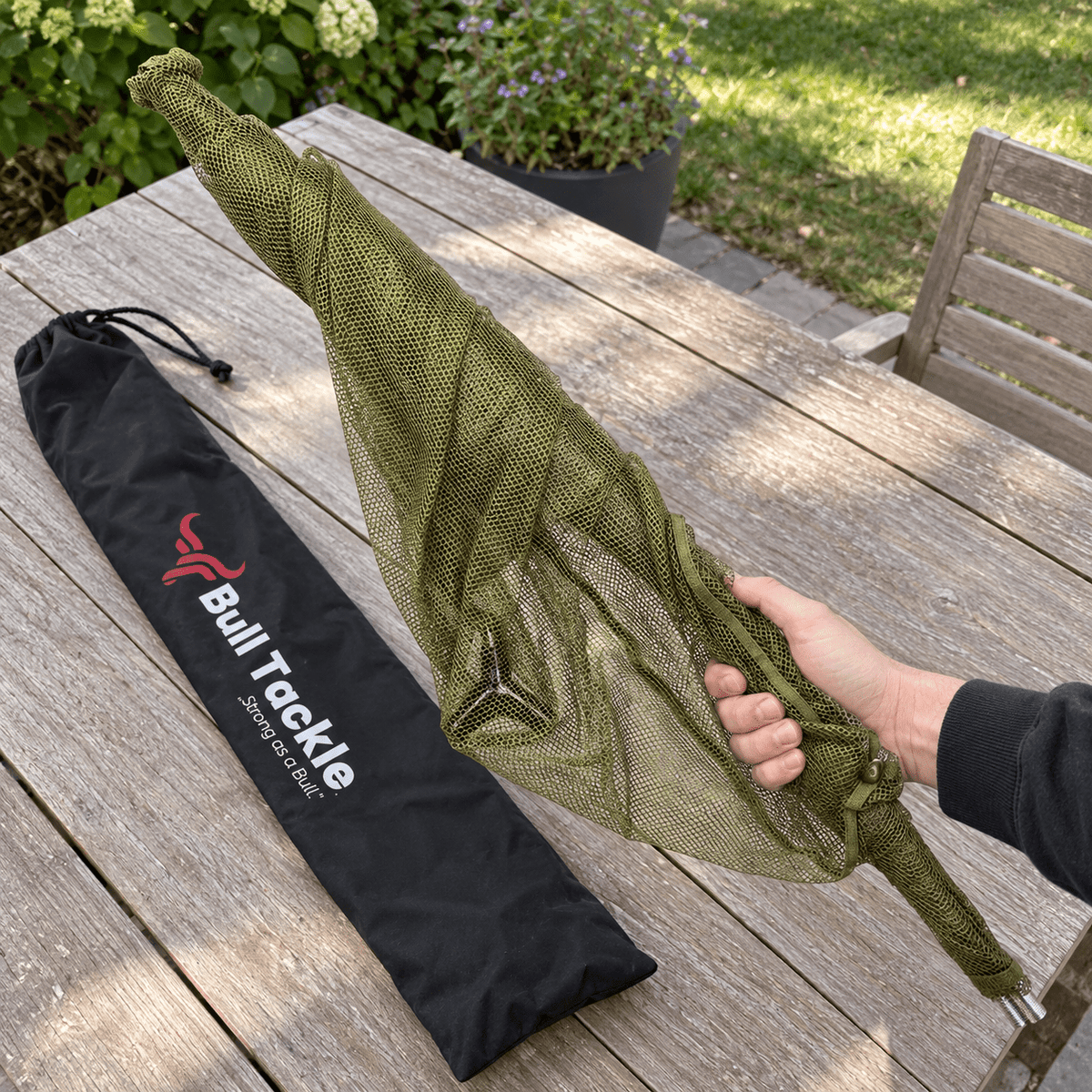Bull Tackle bojlis merítő – 100 × 100 cm - Merítőszett | Cyber Bazaar