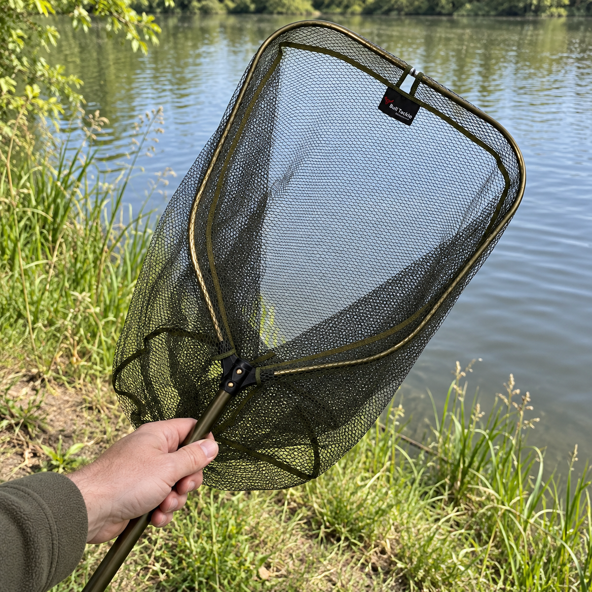 Bull Tackle gumis merítőszák 1101 – 65 × 70 cm - Merítőszett | Cyber Bazaar
