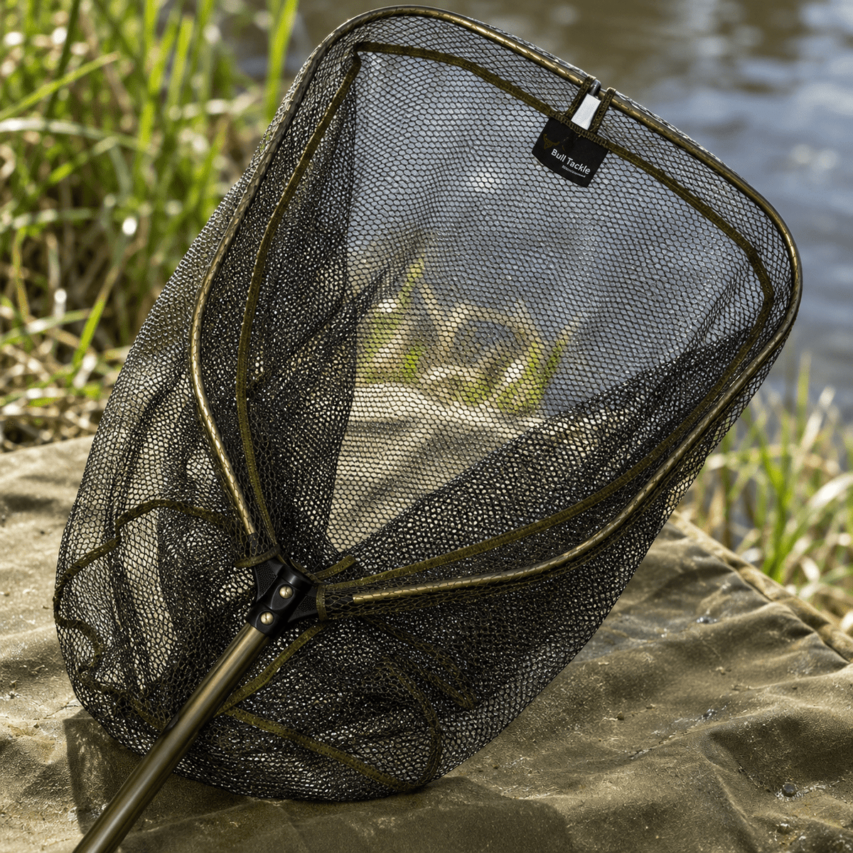 Bull Tackle gumis merítőszák 1101 – 65 × 70 cm - Merítőszett | Cyber Bazaar