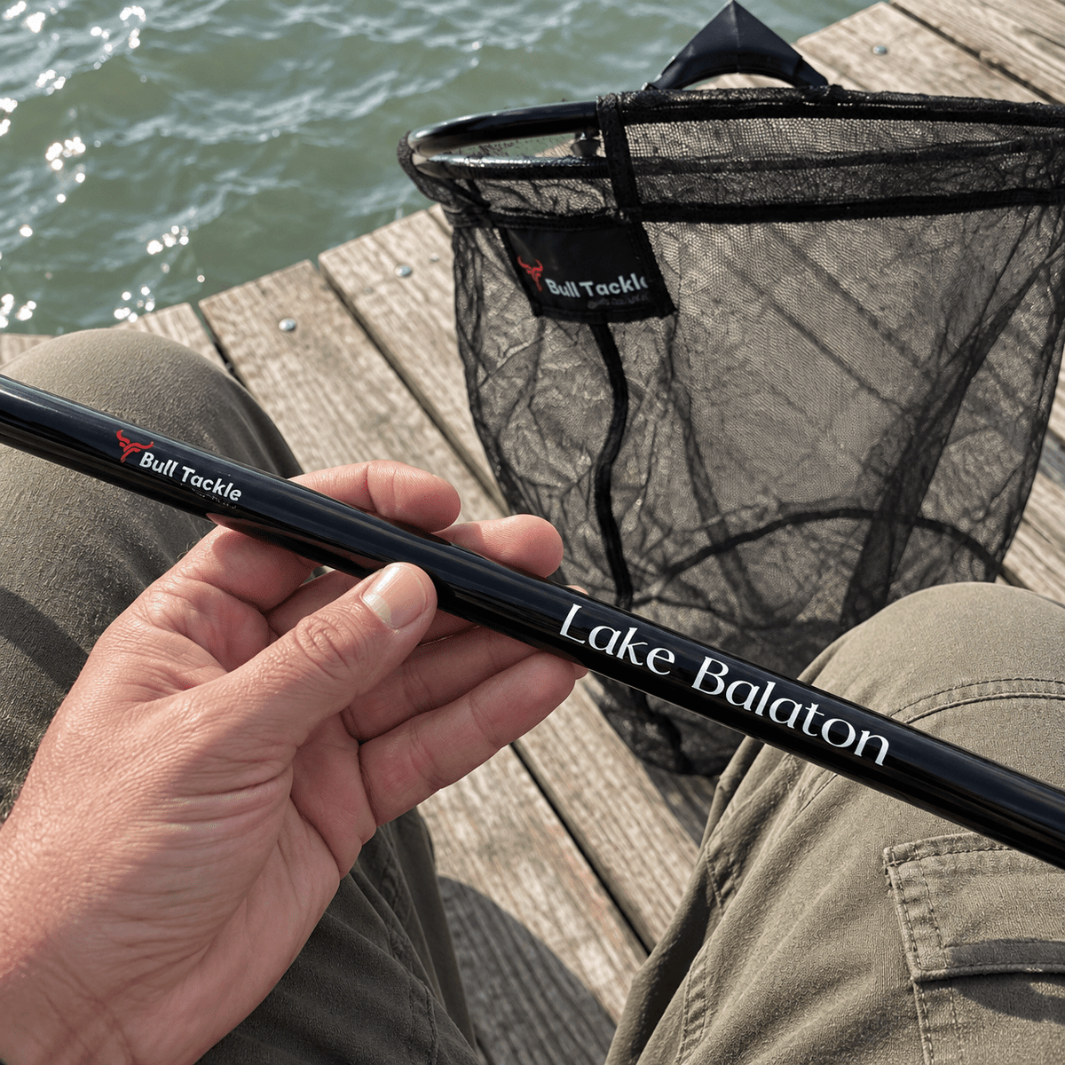 Bull Tackle Lake Balaton merítőszett – 50 × 40 cm, 3 m - Merítőszett | Cyber Bazaar