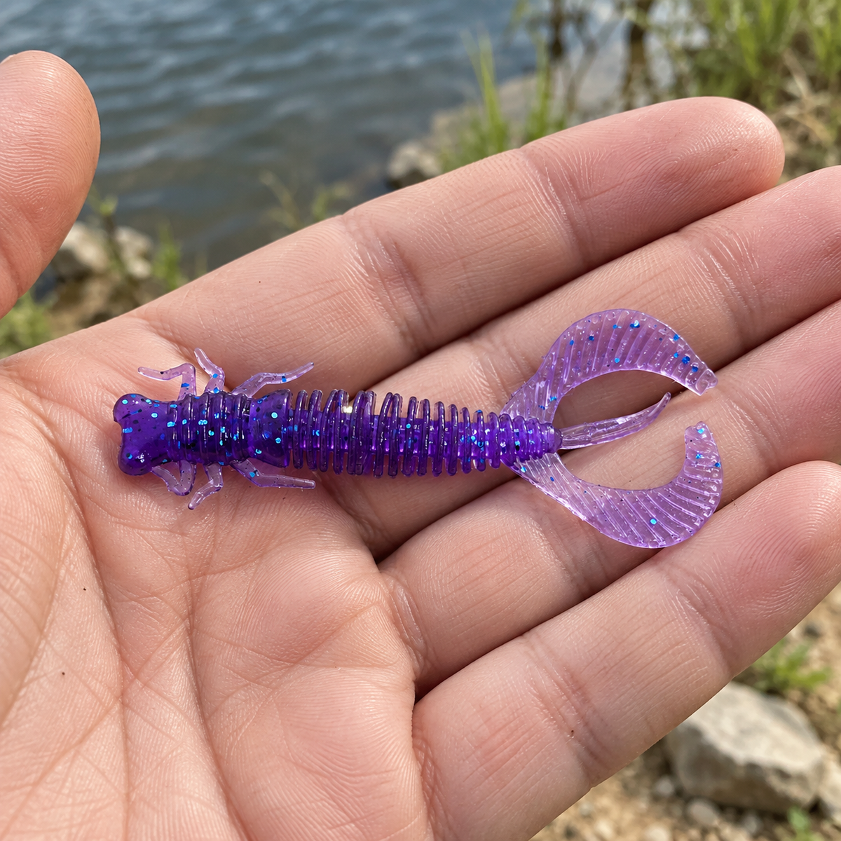 HiKi Larva gumicsali – 51–100 mm – életszerű termékbemutató 1