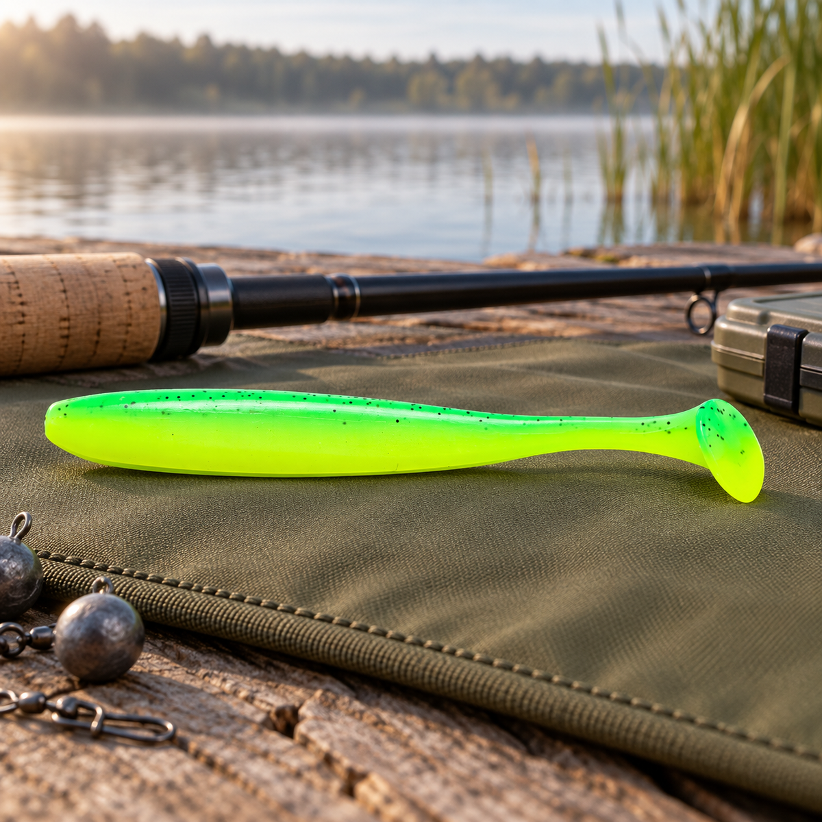 Bull Tackle Easy Shiner nagy gumihal – 100 és 125 mm – környezeti termékfotó 1