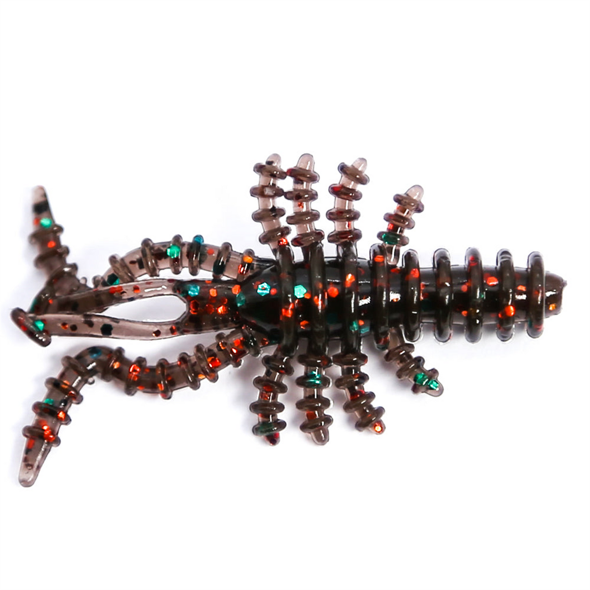 HiKi Krill WD06 rákformájú gumicsali – 40 mm – Fekete-Piros