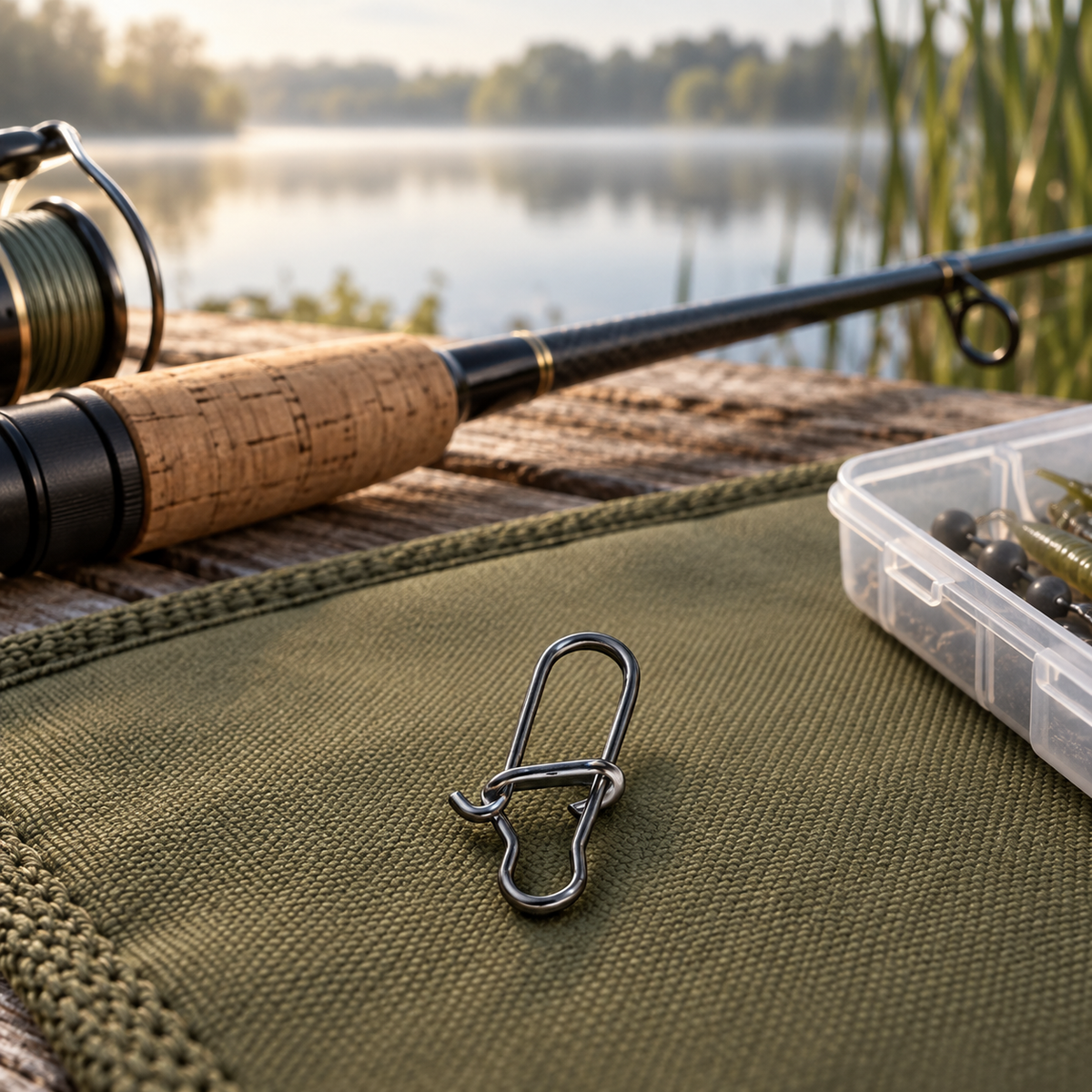 Bull Tackle Fast Lock Snap Micro-9213 kapocs – 10 db – környezeti termékfotó 1