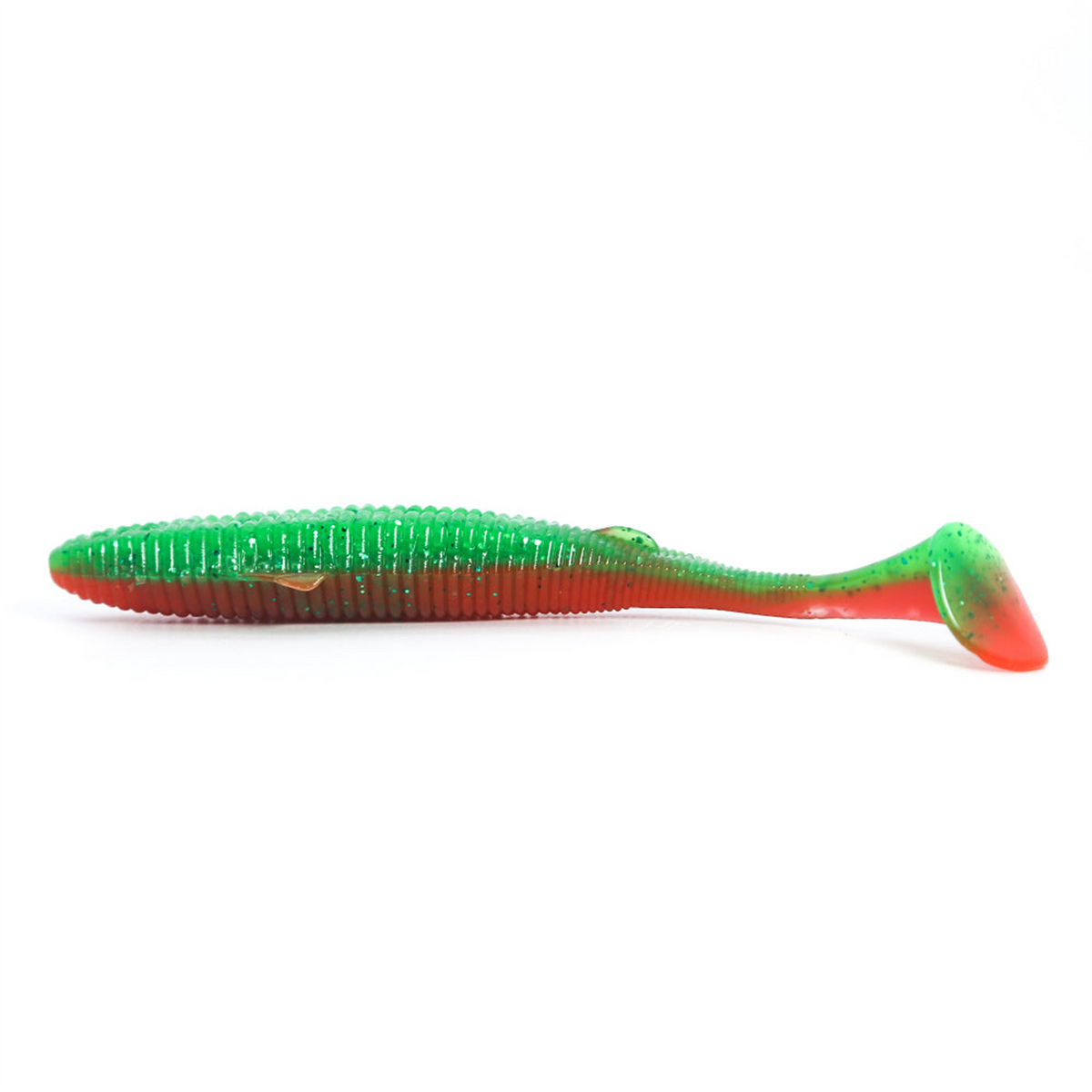 HiKi SSR02 laposfarkú gumihal – 90 és 130 mm – Zöld-Piros
