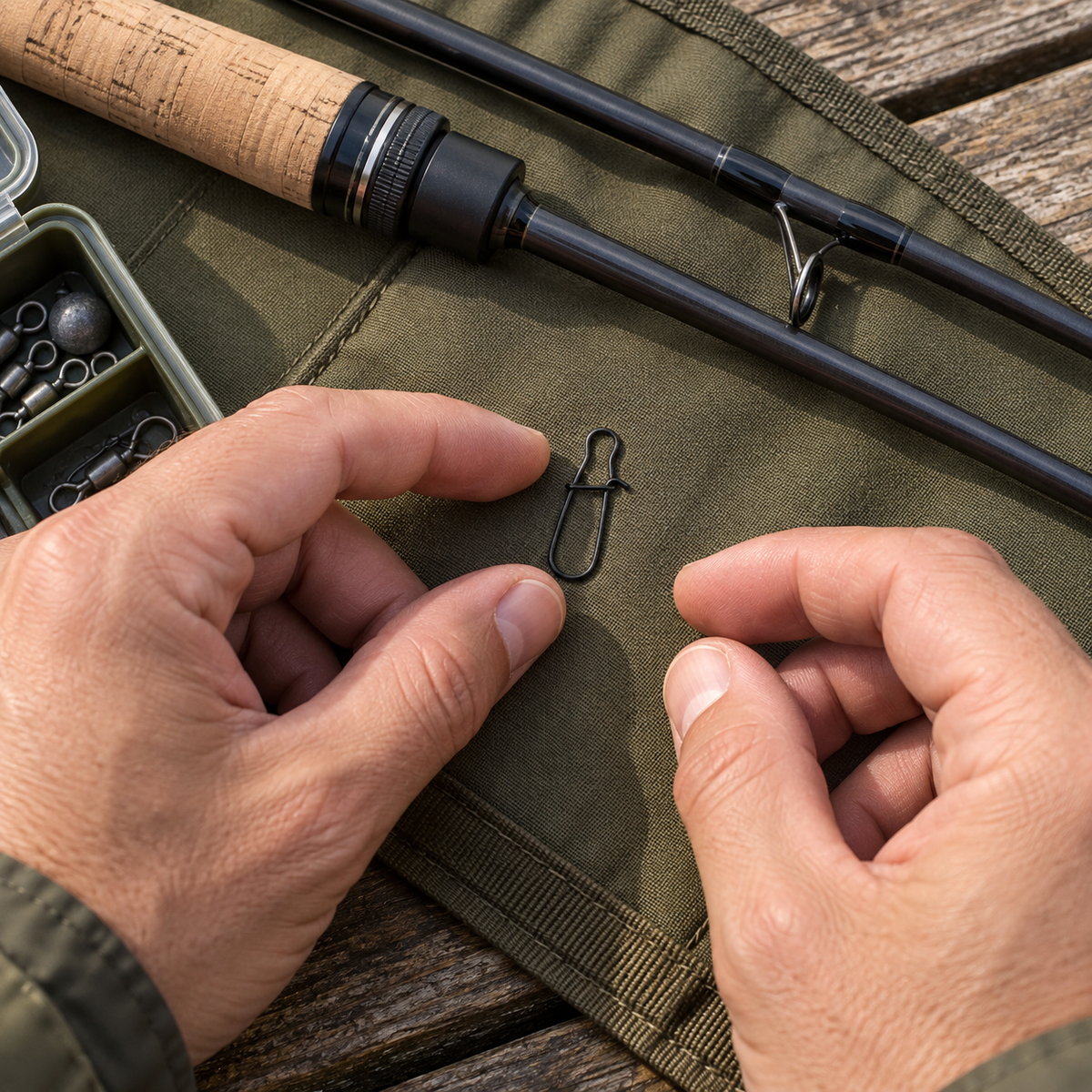 Carp King Fast Lock Snap kapocs – 5 db – életszerű termékbemutató 2