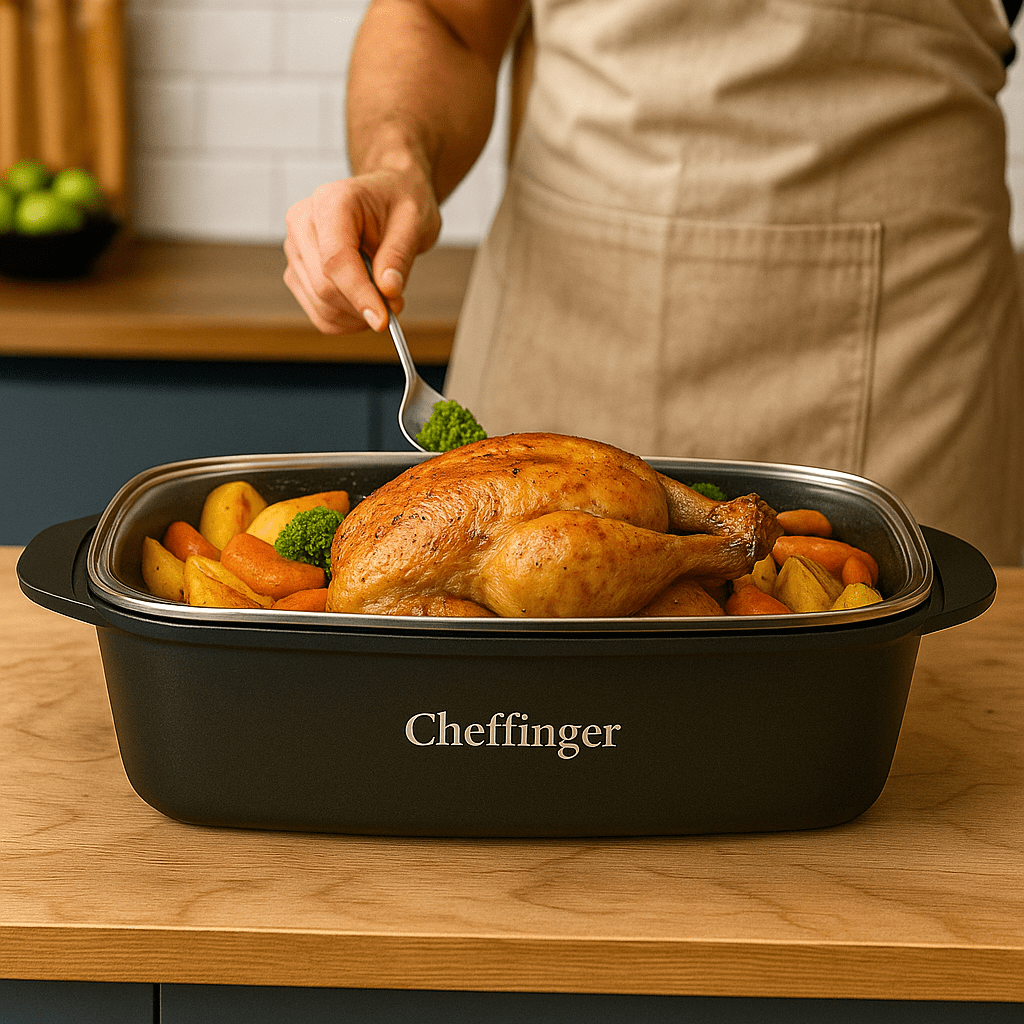 Cheffinger 32 cm - es Sütőtál Fedővel - | Cyber Bazaar