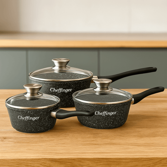 Cheffinger 6 Darabos Kovácsolt Lábas Készlet - | Cyber Bazaar