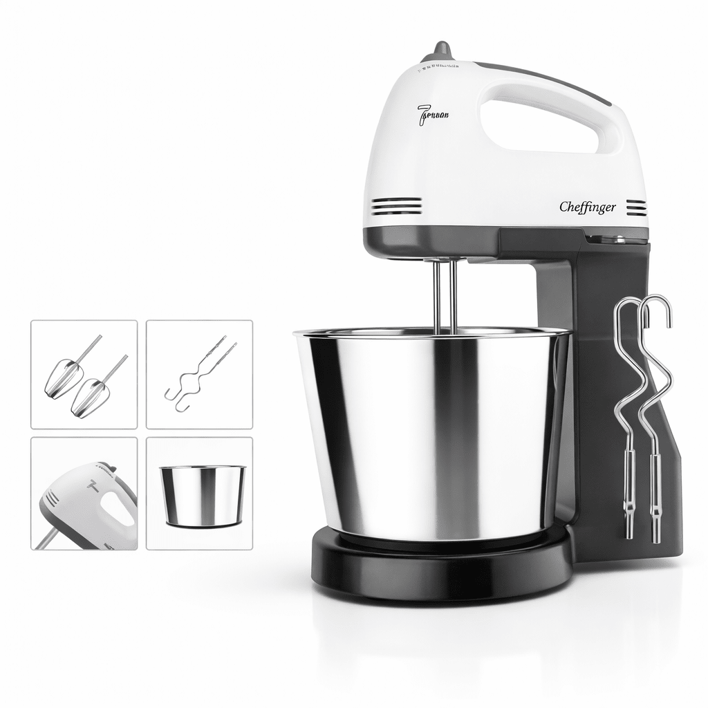Cheffinger Kézi Mixer Tálas Kivitelben - | Cyber Bazaar