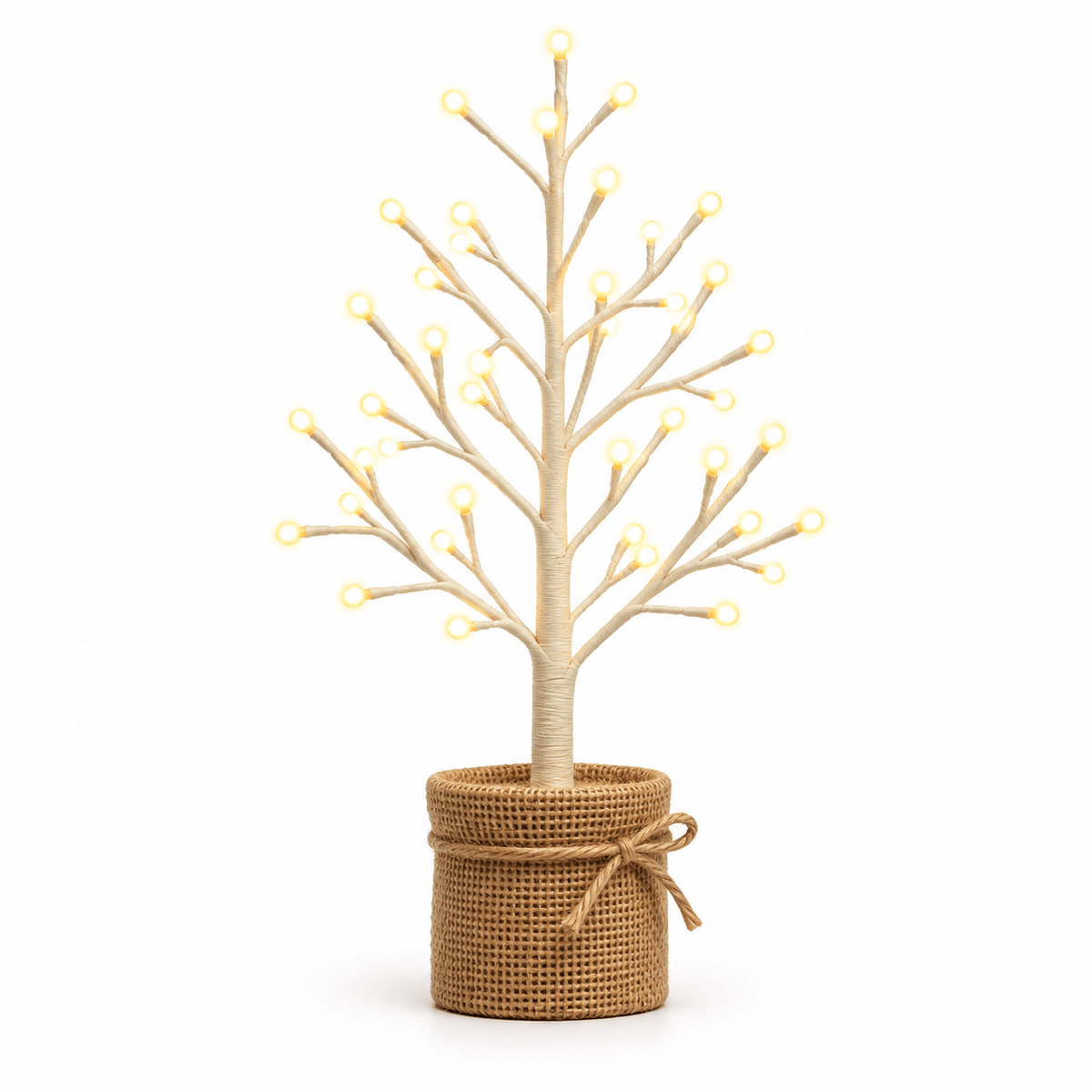 Cserepes LED dekorációs fa – 35 cm, 48 LED - LED dekoráció | Cyber Bazaar
