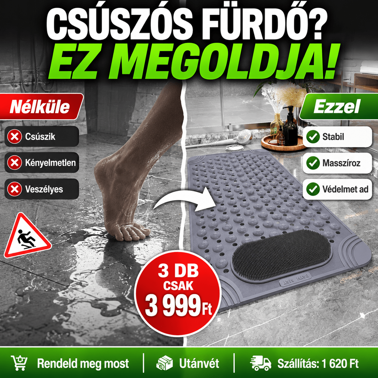 Csúszásmentes Masszázs Zuhany Szőnyeg - | Cyber Bazaar