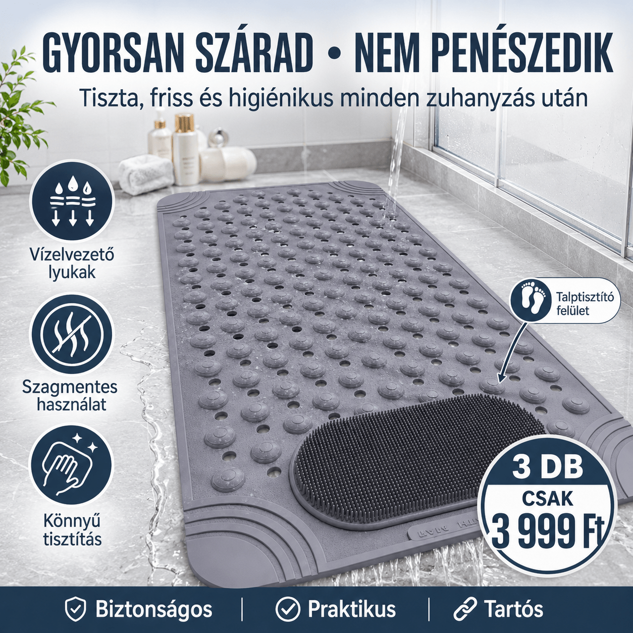Csúszásmentes Masszázs Zuhany Szőnyeg - | Cyber Bazaar