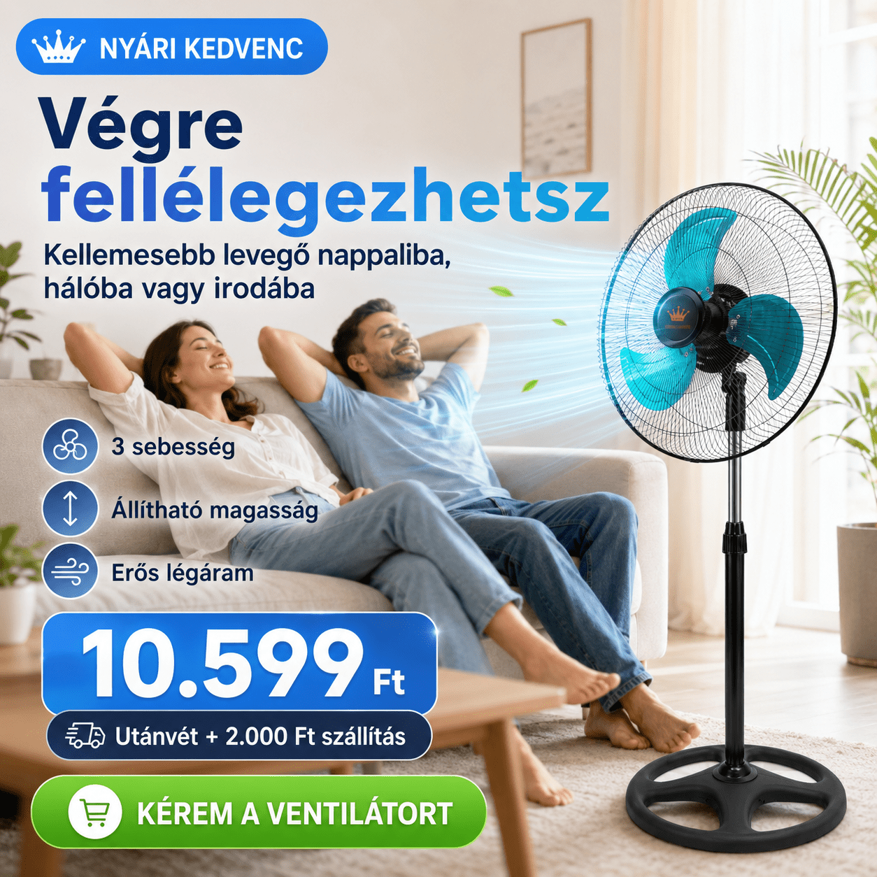 Cytech Crown 18” Álló Ventilátor - | Cyber Bazaar