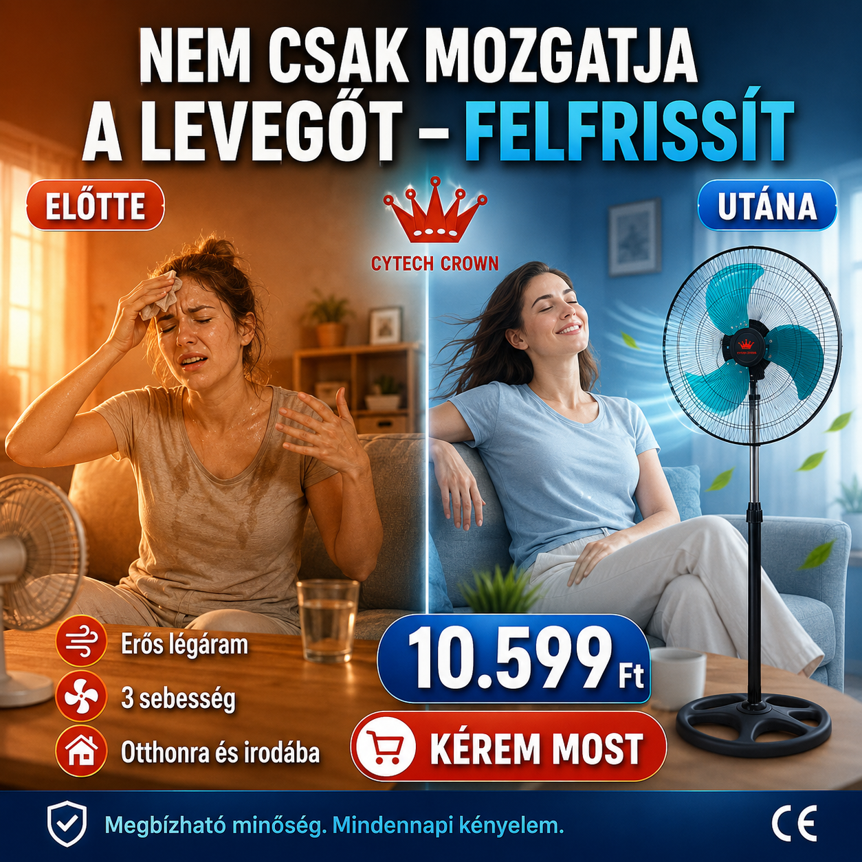 Cytech Crown 18” Álló Ventilátor - | Cyber Bazaar