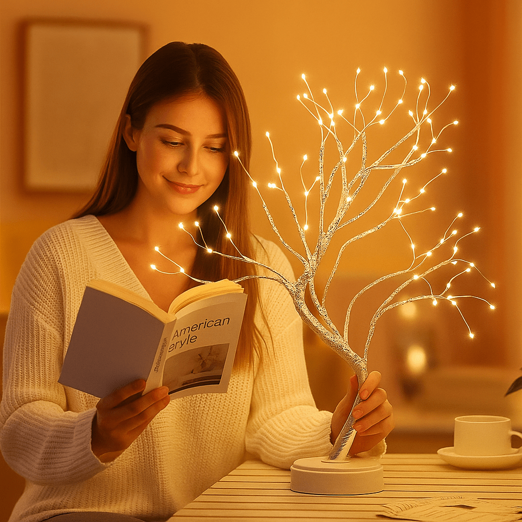 Dekoratív LED Csillámló Fa 1+1 Ingyen - | Cyber Bazaar